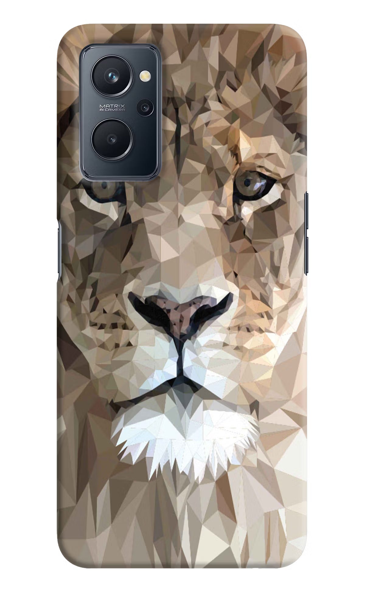 Lion Art Realme 9i 4G Hard Case Back Cover by Casekaro