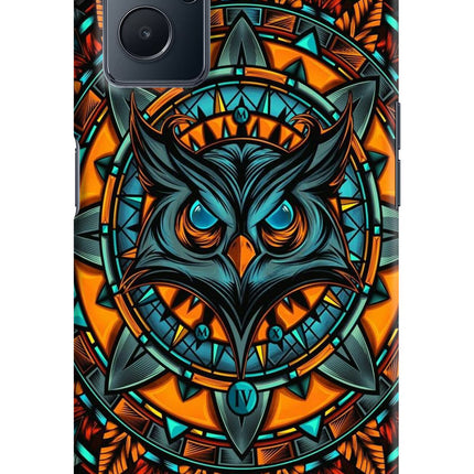 Angry Owl Art Realme 9i 4G Hard Case Back Cover by Casekaro