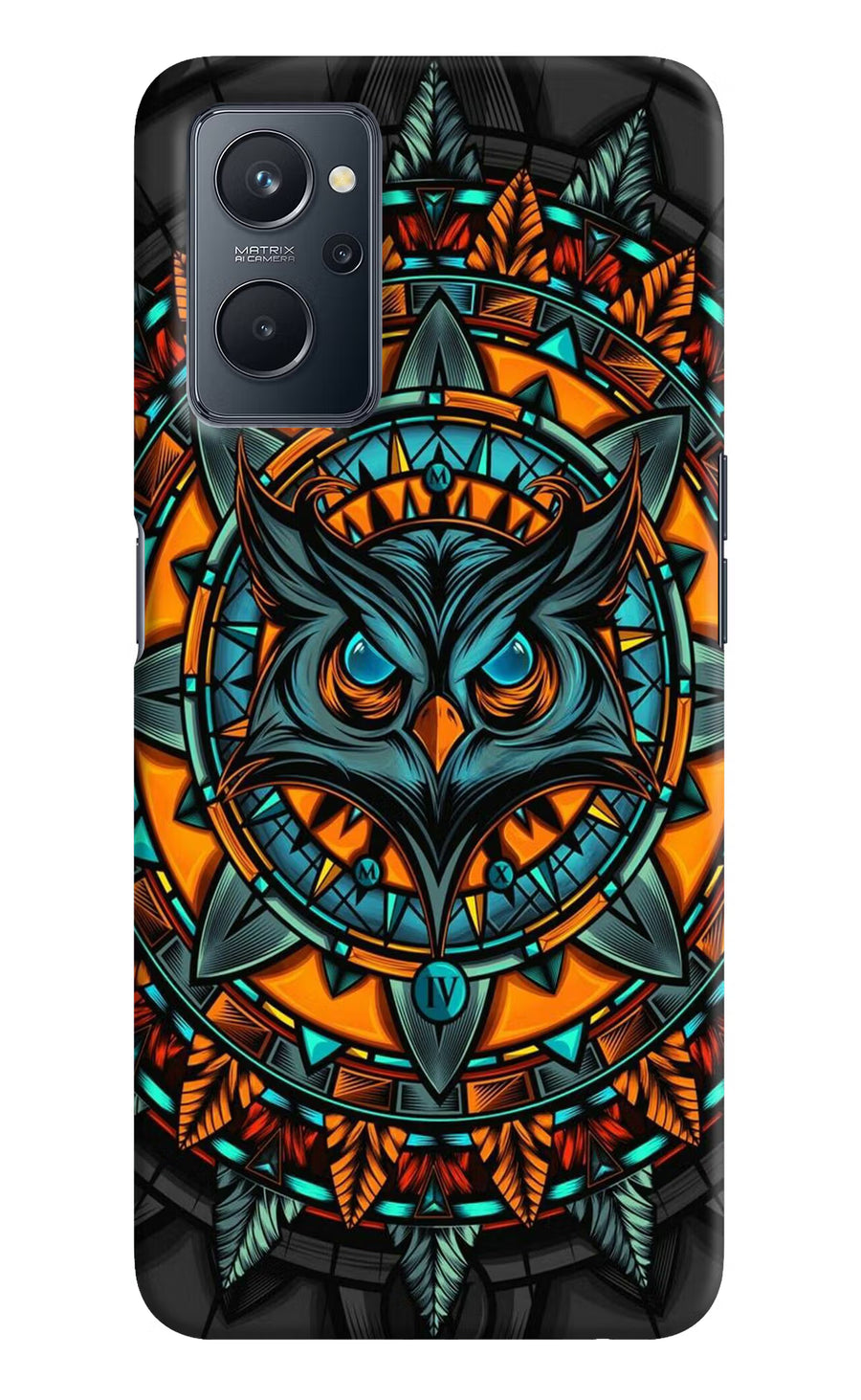 Angry Owl Art Realme 9i 4G Back Cover, Hard case