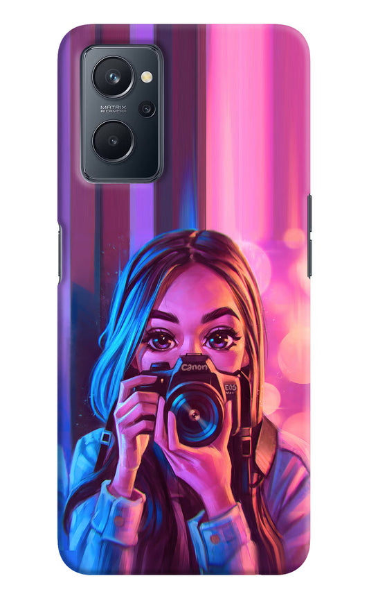 Girl Photographer Realme 9i 4G Hard Case Back Cover by Casekaro