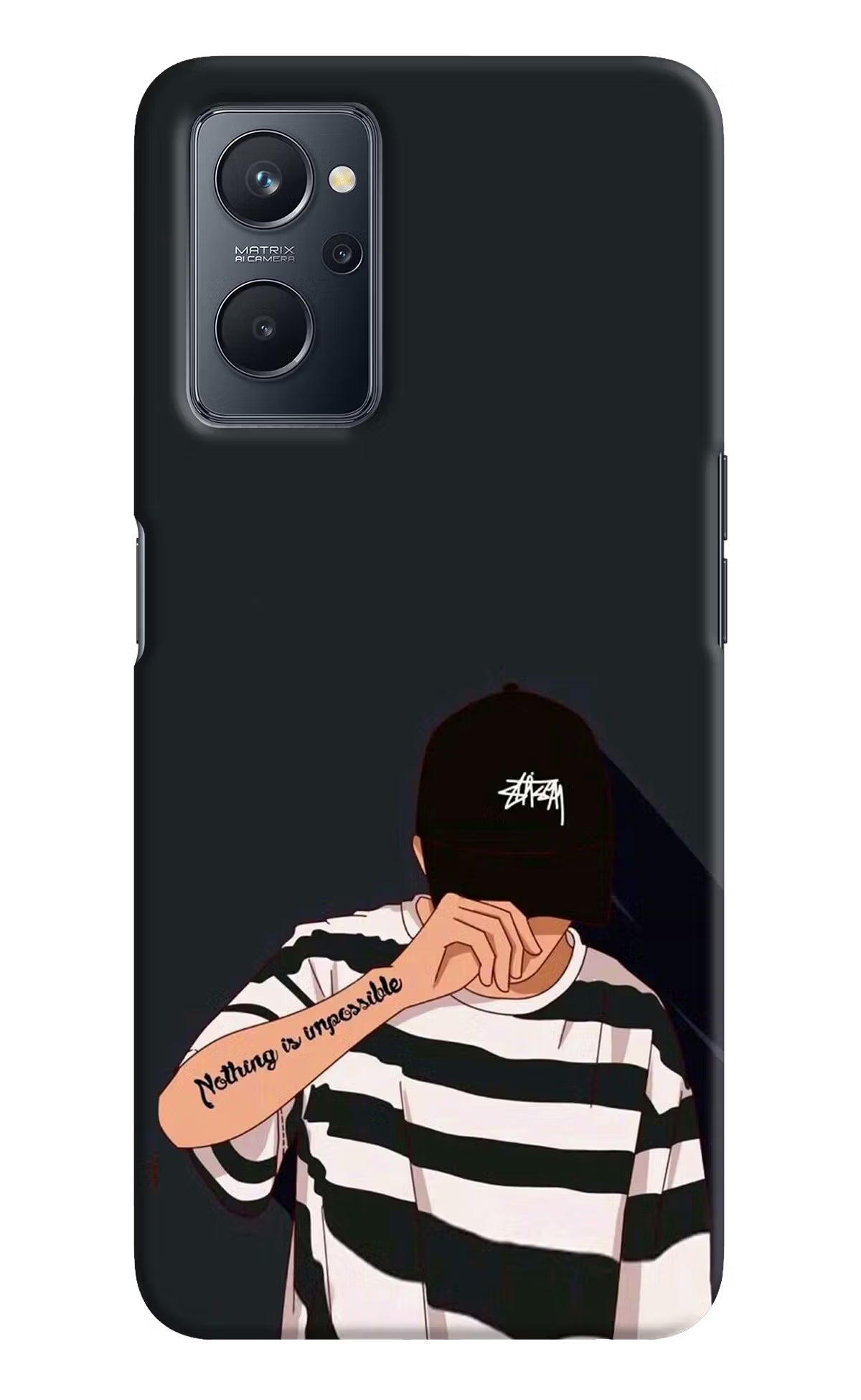 Aesthetic Boy Realme 9i 4G Hard Case Back Cover by Casekaro