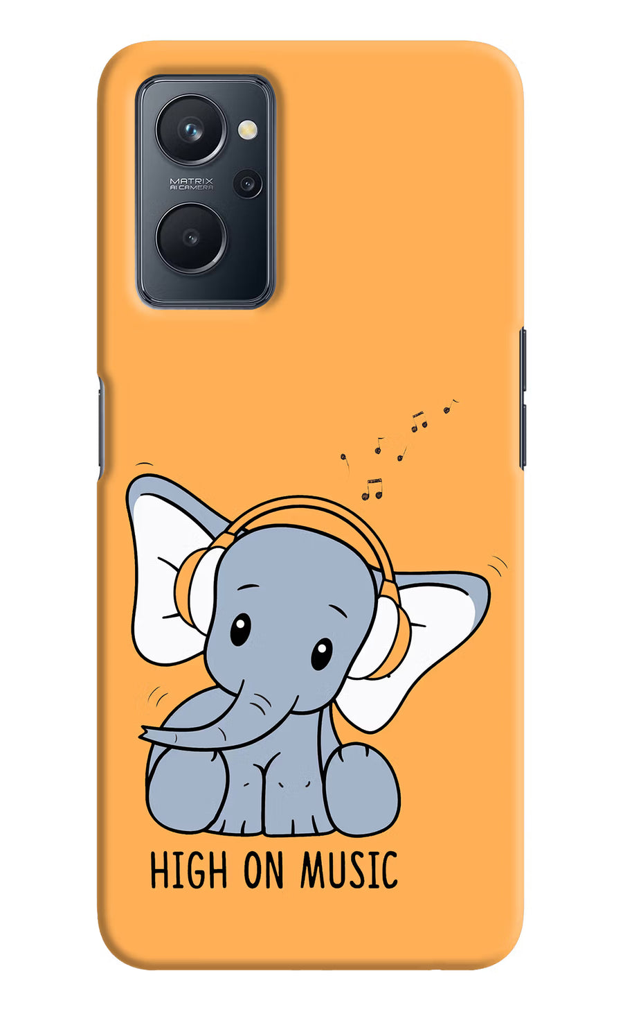 High On Music Realme 9i 4G Back Cover, Hard case