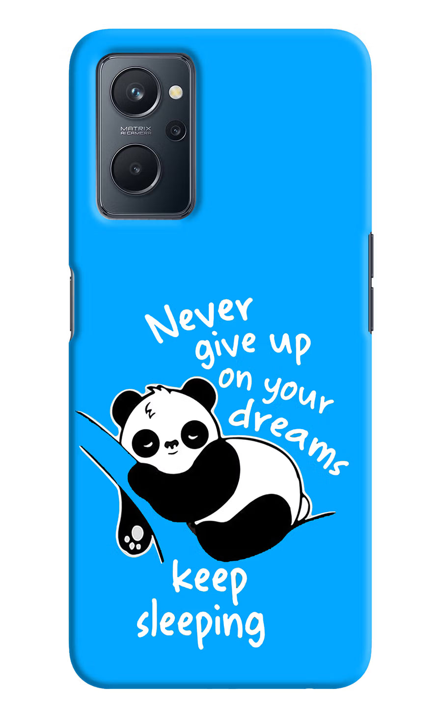 Keep Sleeping Realme 9i 4G Back Cover, Hard case