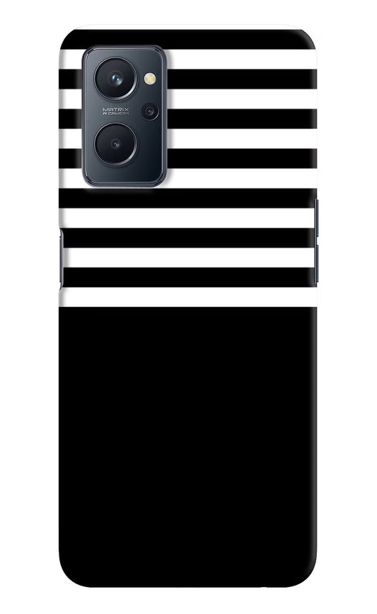 Black and White Print Realme 9i 4G Hard Case Back Cover by Casekaro