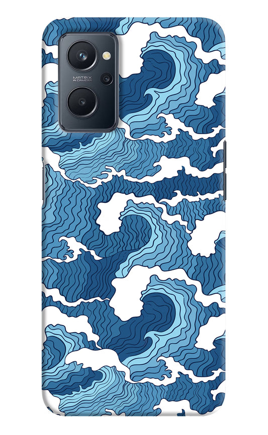 Blue Waves Realme 9i 4G Hard Case Back Cover by Casekaro