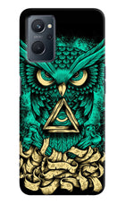 Green Owl Realme 9i 4G Hard Case Back Cover by Casekaro