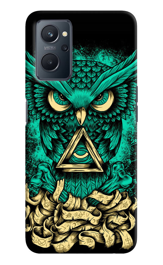 Green Owl Realme 9i 4G Hard Case Back Cover by Casekaro