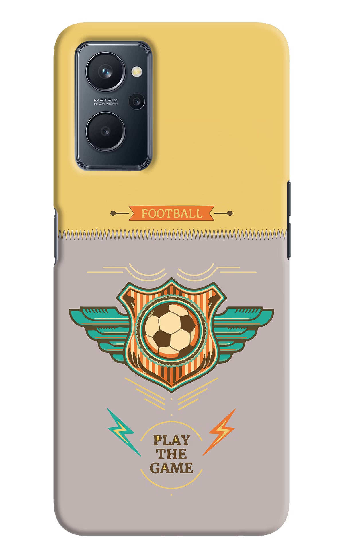 Football Realme 9i 4G Hard Case Back Cover by Casekaro