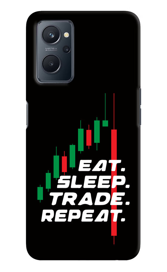 Eat Sleep Trade Repeat Realme 9i 4G Hard Case Back Cover by Casekaro