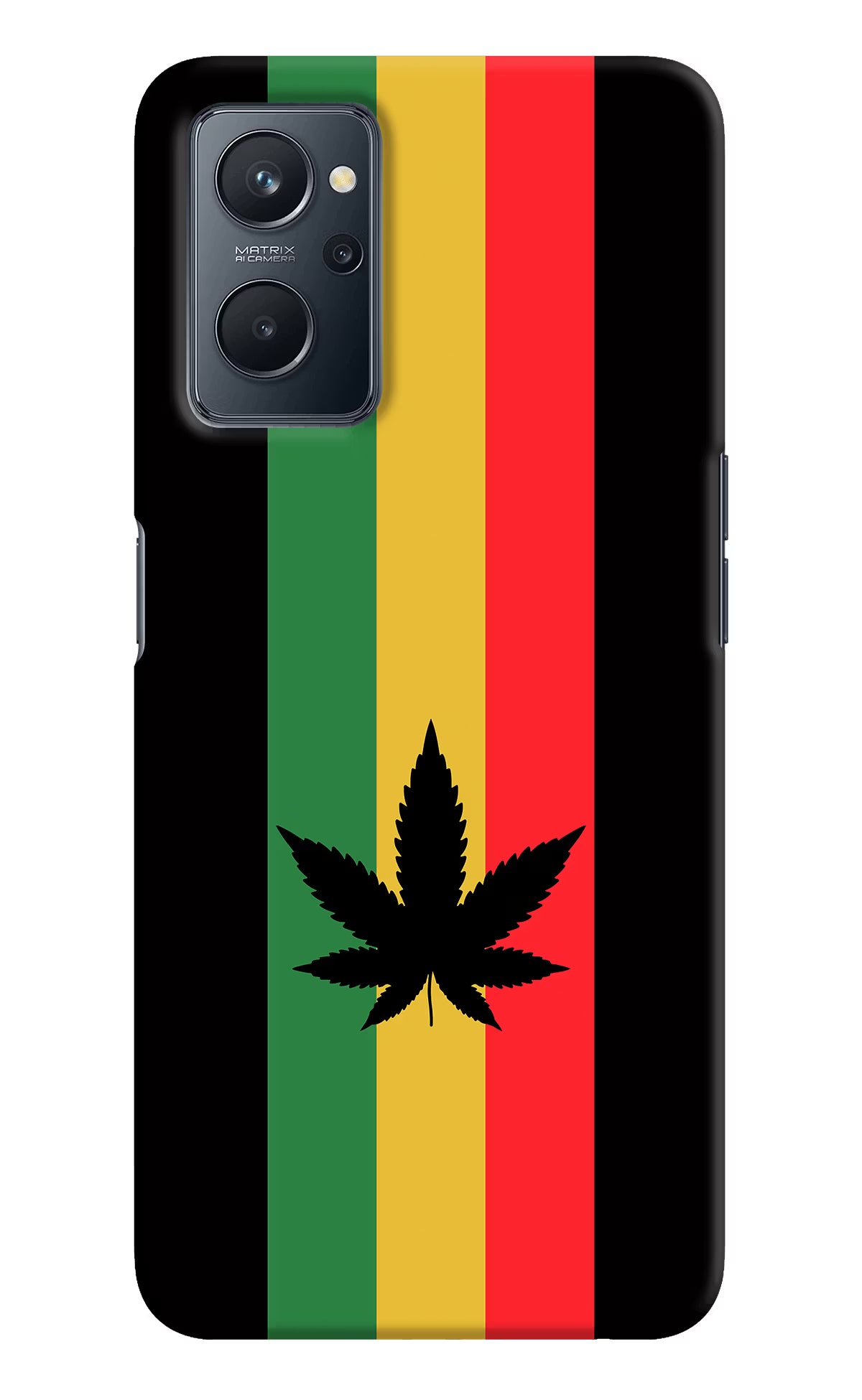 Weed Flag Realme 9i 4G Hard Case Back Cover by Casekaro