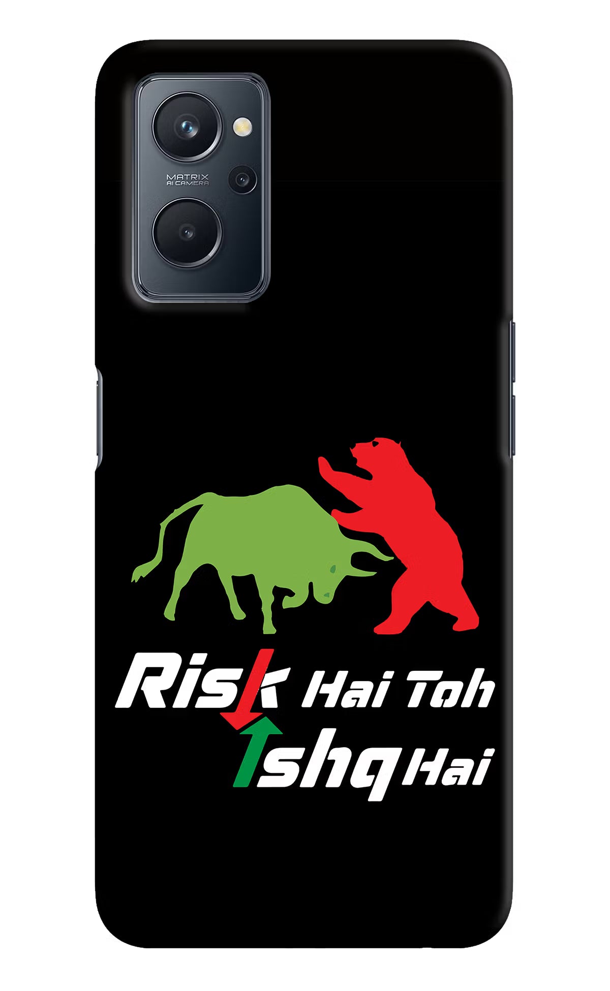 Risk Hai Toh Ishq Hai Realme 9i 4G Hard Case Back Cover by Casekaro