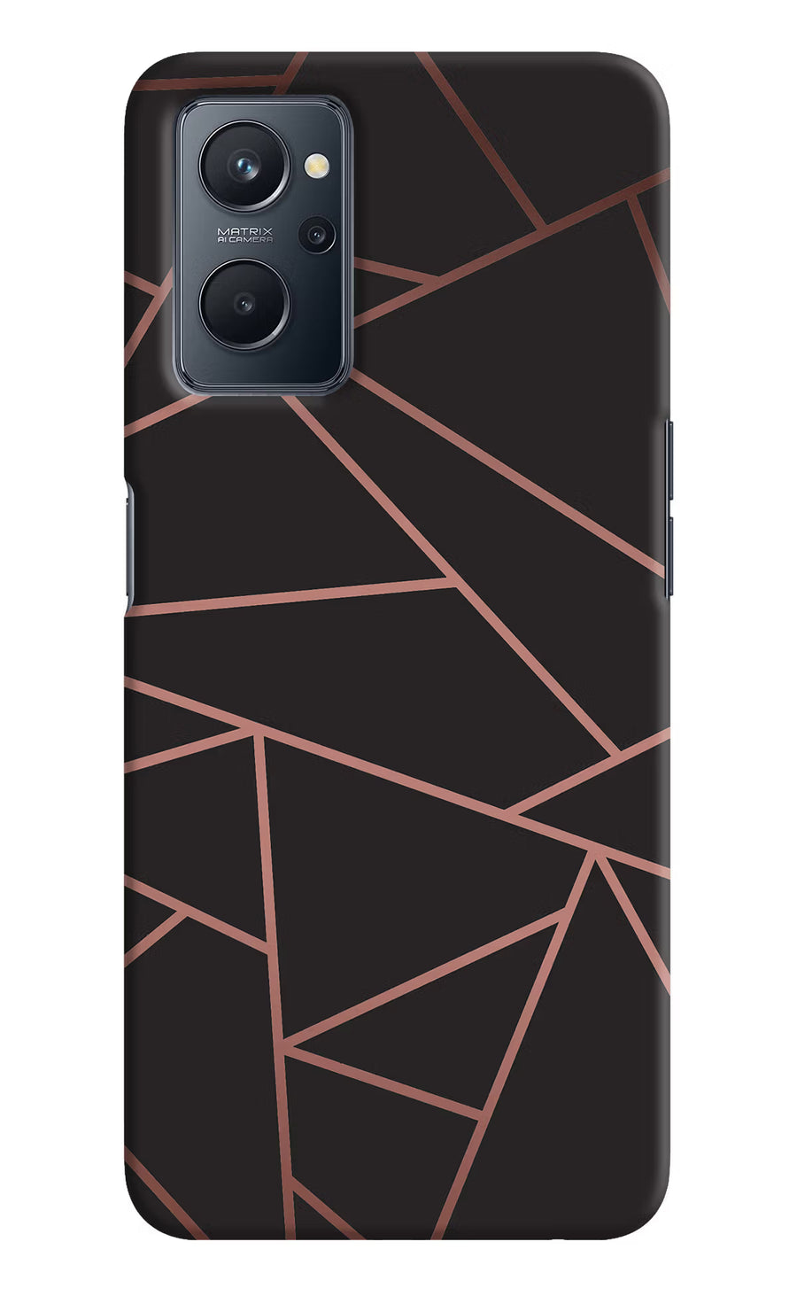 Geometric Pattern Realme 9i 4G Back Cover, Hard case
