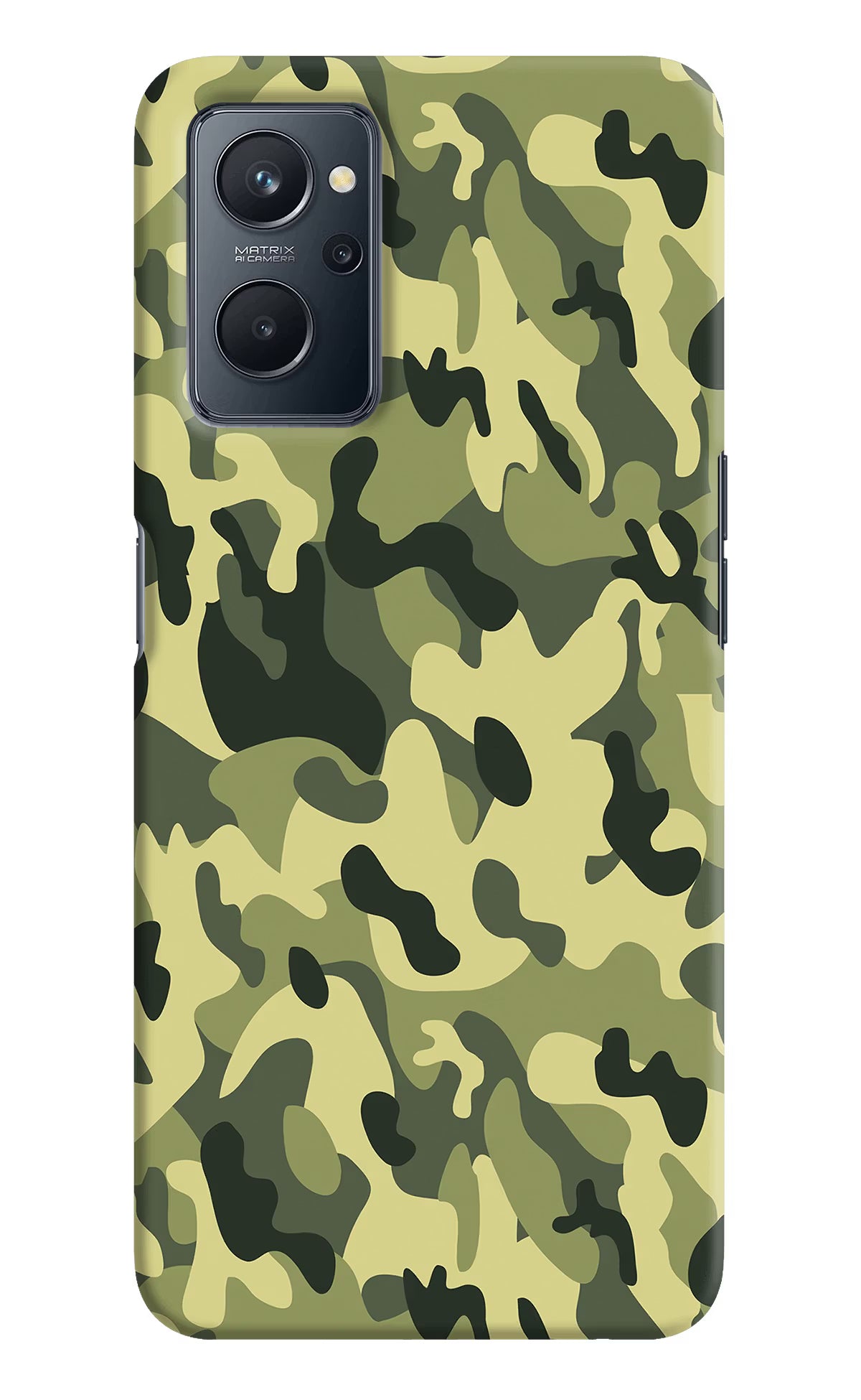 Camouflage Realme 9i 4G Hard Case Back Cover by Casekaro