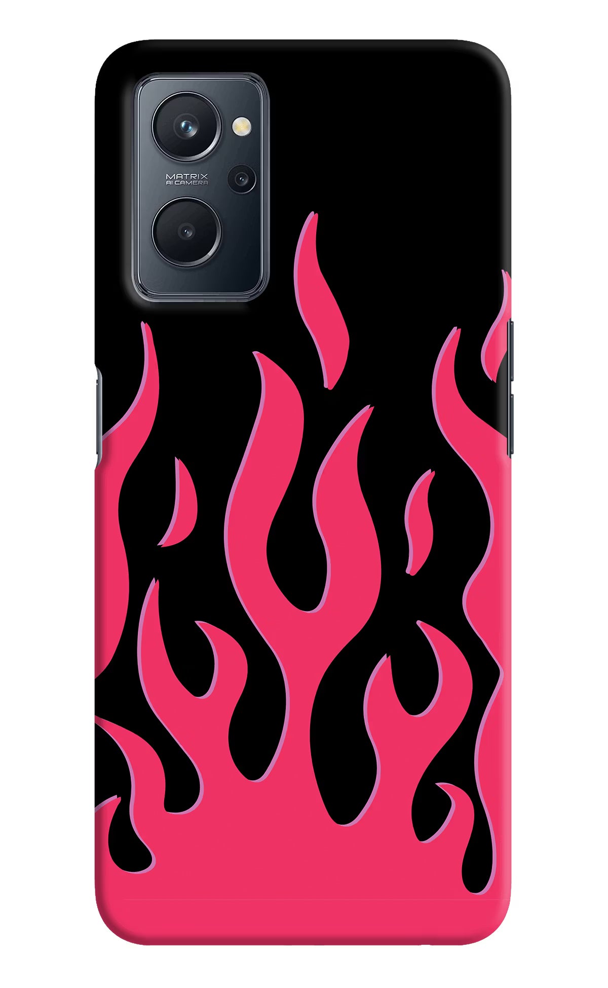 Fire Flames Realme 9i 4G Hard Case Back Cover by Casekaro