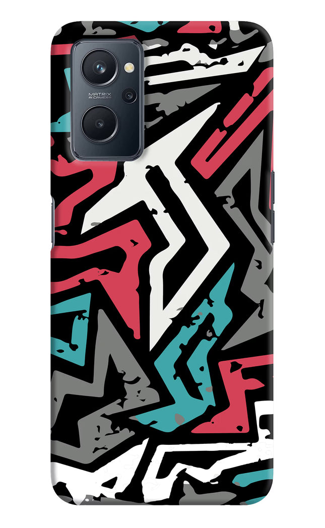 Geometric Graffiti Realme 9i 4G Hard Case Back Cover by Casekaro