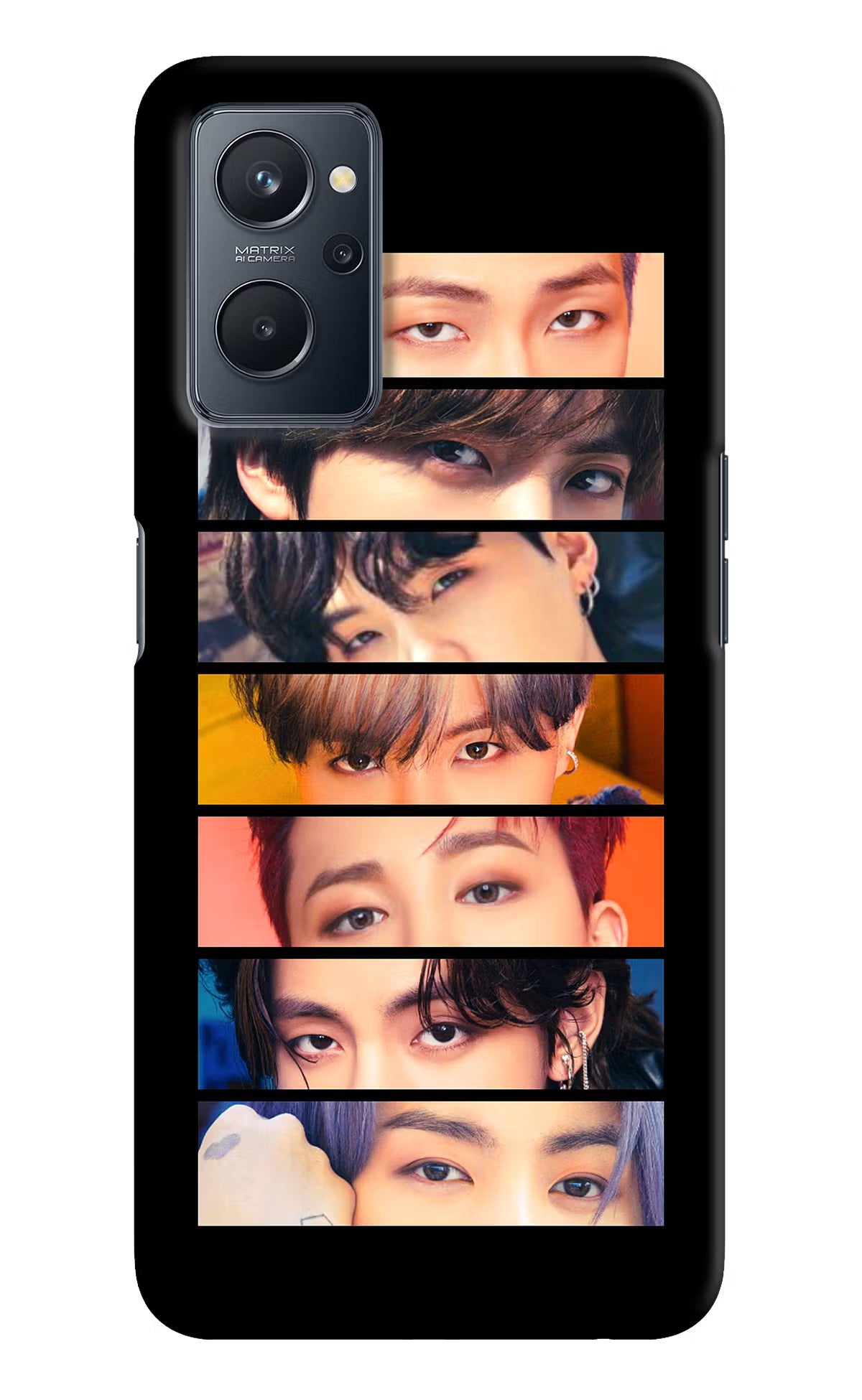 BTS Eyes Realme 9i 4G Hard Case Back Cover by Casekaro