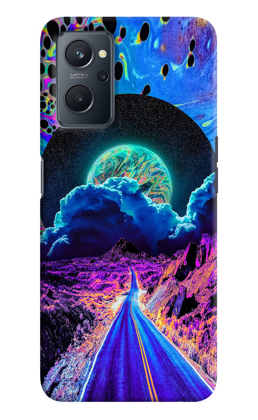 Psychedelic Painting Realme 9i 4G Hard Case Back Cover by Casekaro
