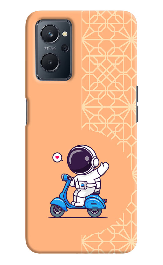 Cute Astronaut Riding Realme 9i 4G Hard Case Back Cover by Casekaro