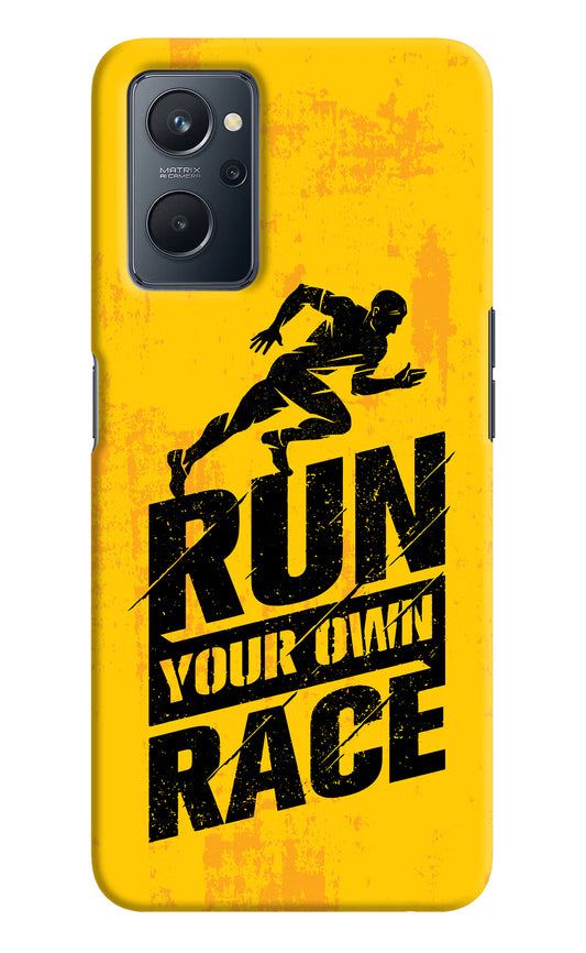 Run Your Own Race Realme 9i 4G Hard Case Back Cover by Casekaro