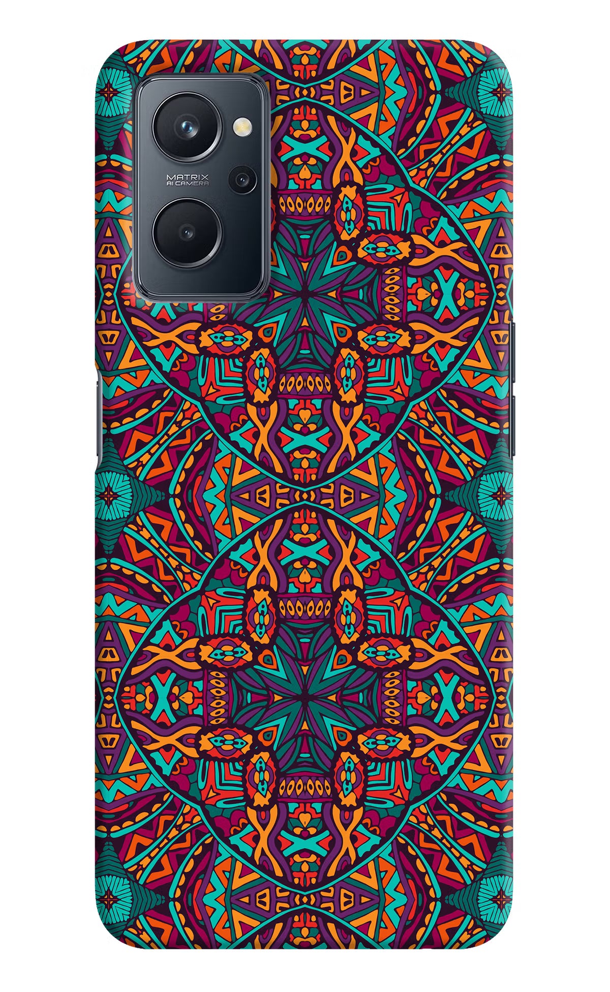 Colour Mandala Realme 9i 4G Hard Case Back Cover by Casekaro