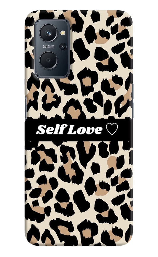 Leopard Print Self Love Realme 9i 4G Hard Case Back Cover by Casekaro
