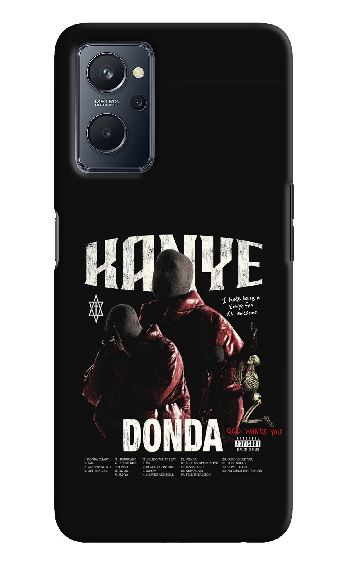Donda Kanye West Realme 9i 4G Hard Case Back Cover by Casekaro