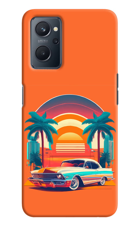 Palm Drive 80s Realme 9i 4G Hard Case Back Cover by Casekaro