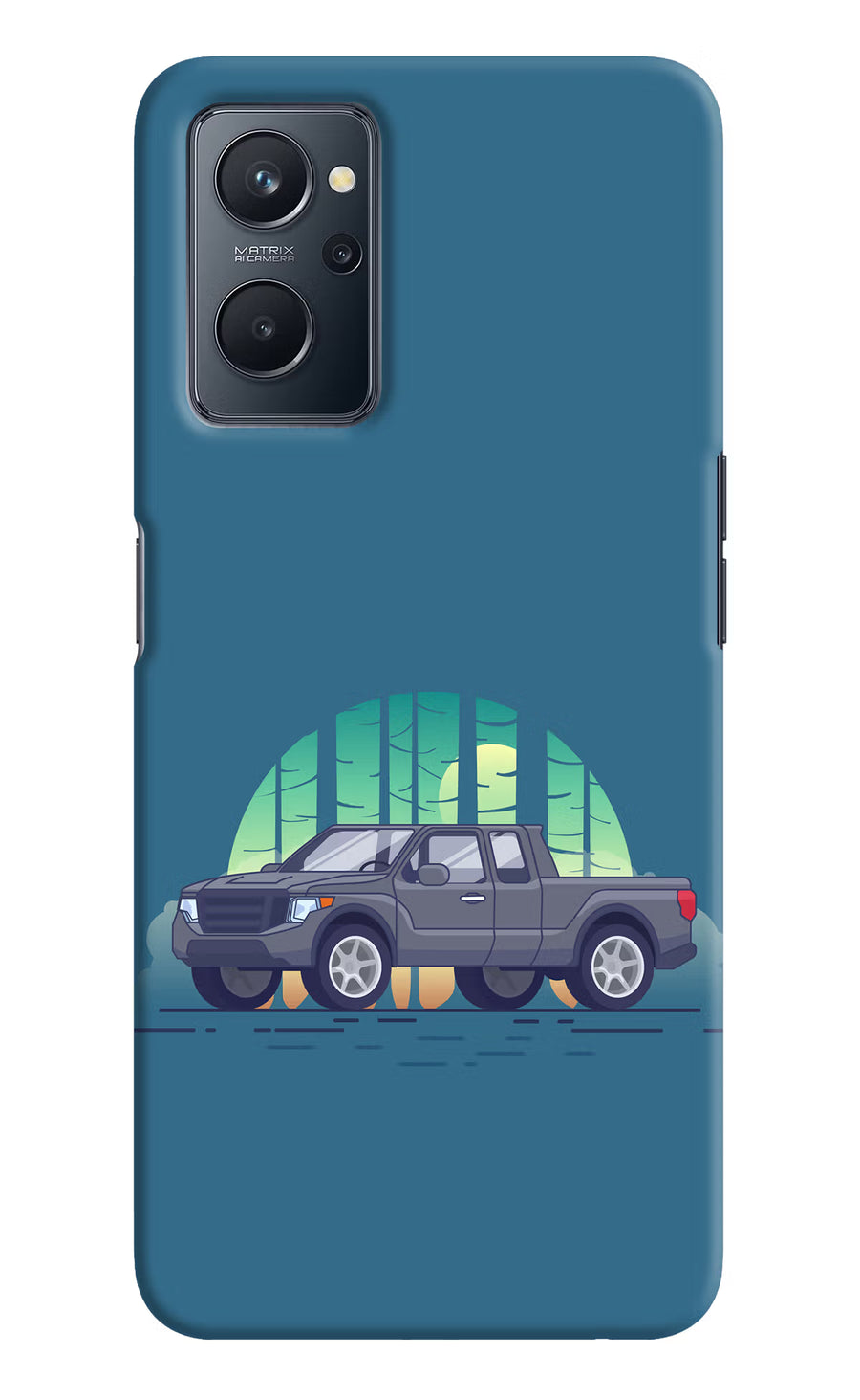 Retro Garage Vibe Realme 9i 4G Back Cover, Hard case