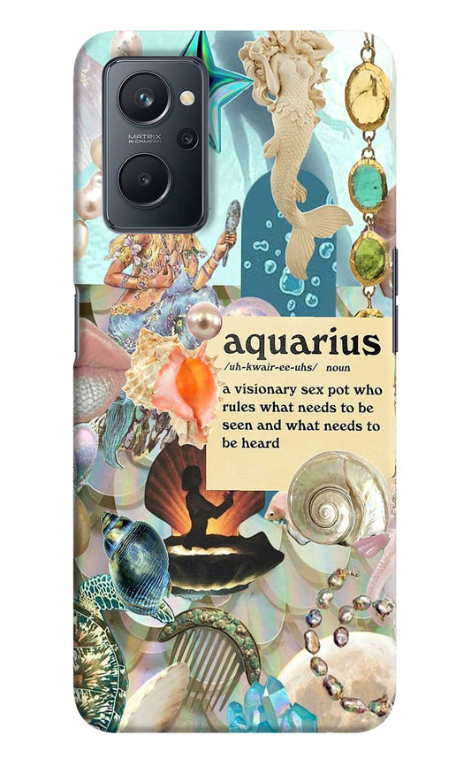 Aquarius Zodiac Realme 9i 4G Hard Case Back Cover by Casekaro