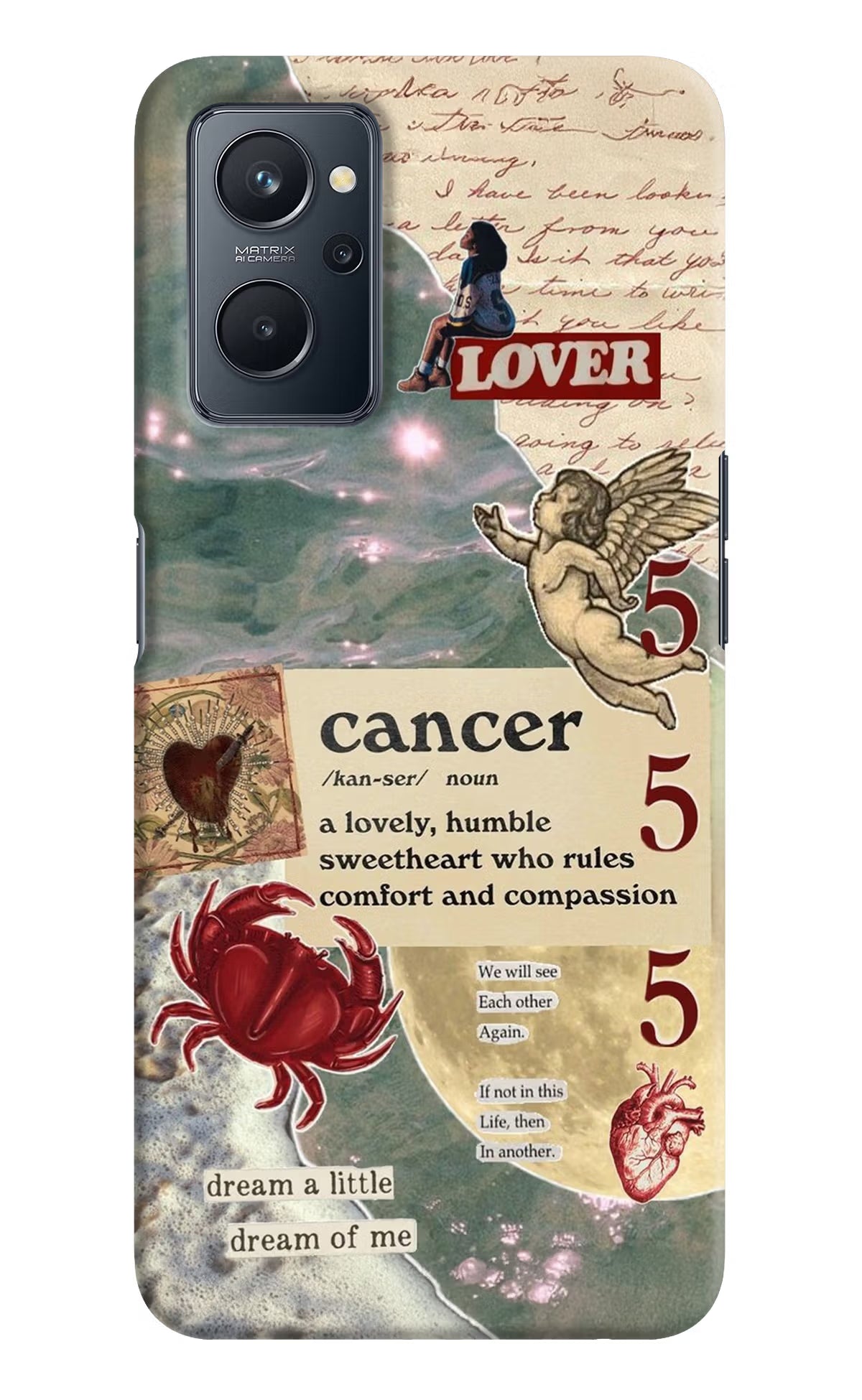 Cancer Zodiac Realme 9i 4G Hard Case Back Cover by Casekaro