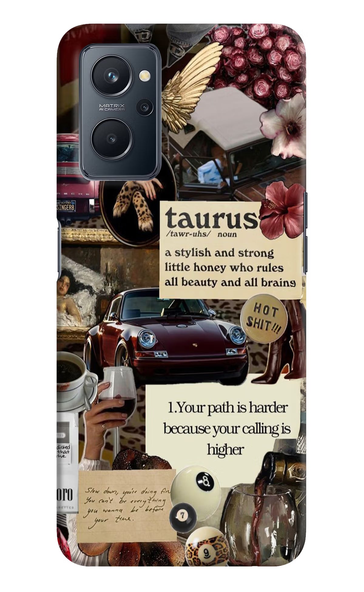 Taurus Zodiac Realme 9i 4G Hard Case Back Cover by Casekaro