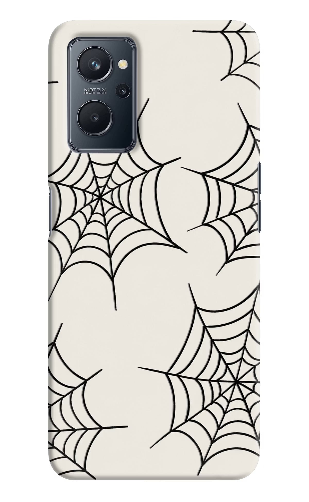 Spider Web Realme 9i 4G Hard Case Back Cover by Casekaro