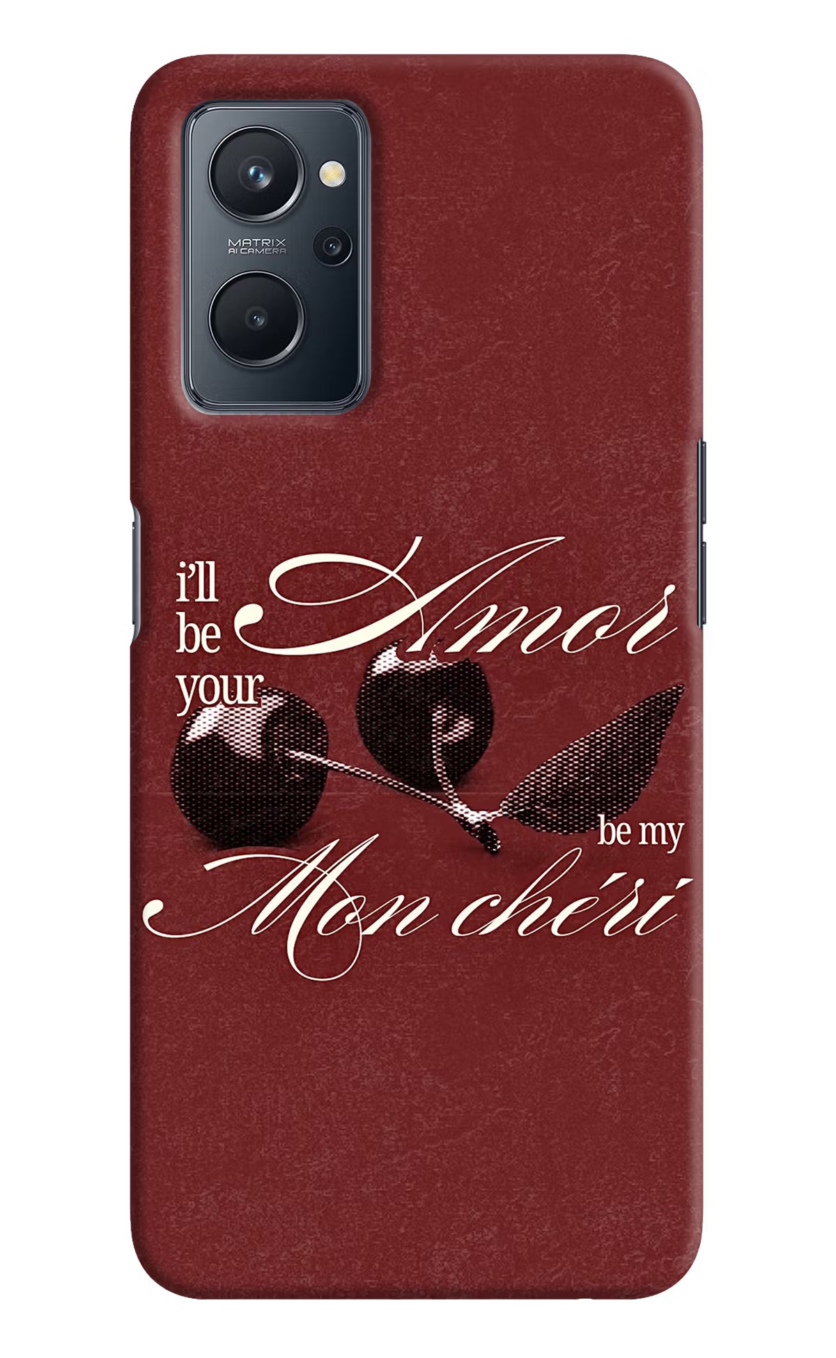 Velvet Cherry Realme 9i 4G Back Cover