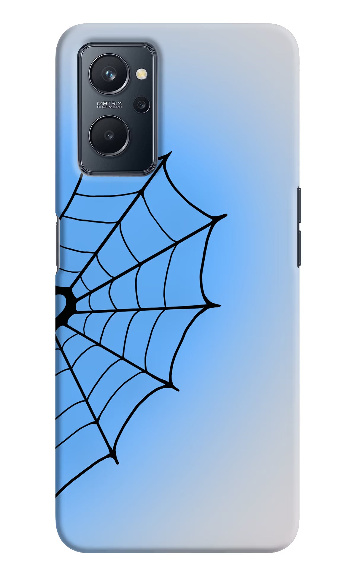 Blue Web Realme 9i 4G Back Cover