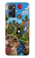 Minecraft Cat Chaos Realme 9i 4G Hard Case Back Cover by Casekaro
