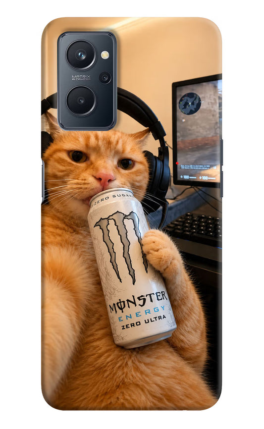 Gamer Cat Energy Realme 9i 4G Hard Case Back Cover by Casekaro