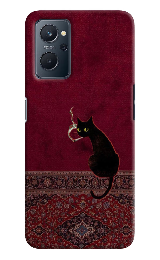Midnight Cat Realme 9i 4G Hard Case Back Cover by Casekaro
