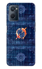 Koi Blue Realme 9i 4G Back Cover