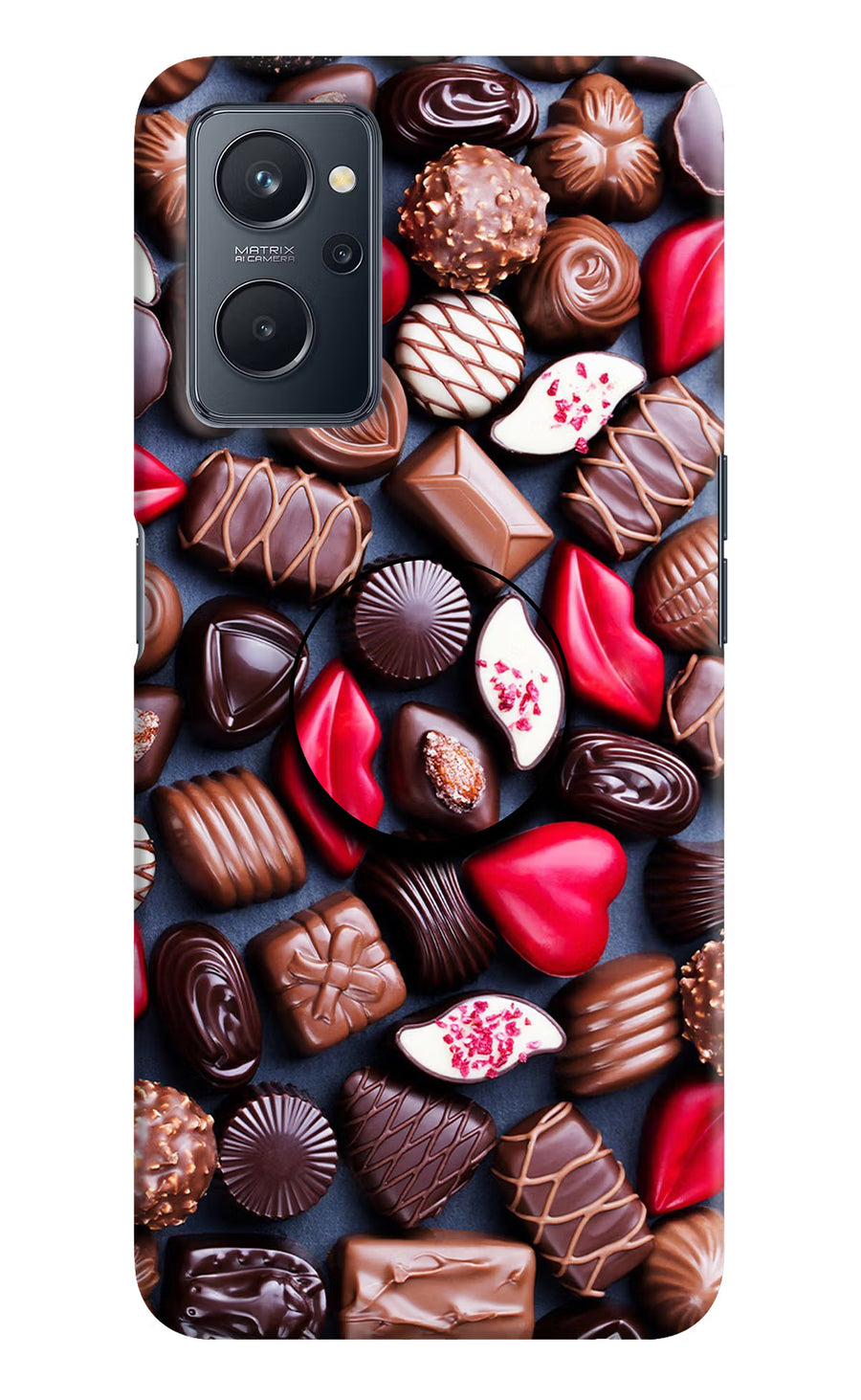 Chocolates Realme 9i 4G Pop Case, Hard case