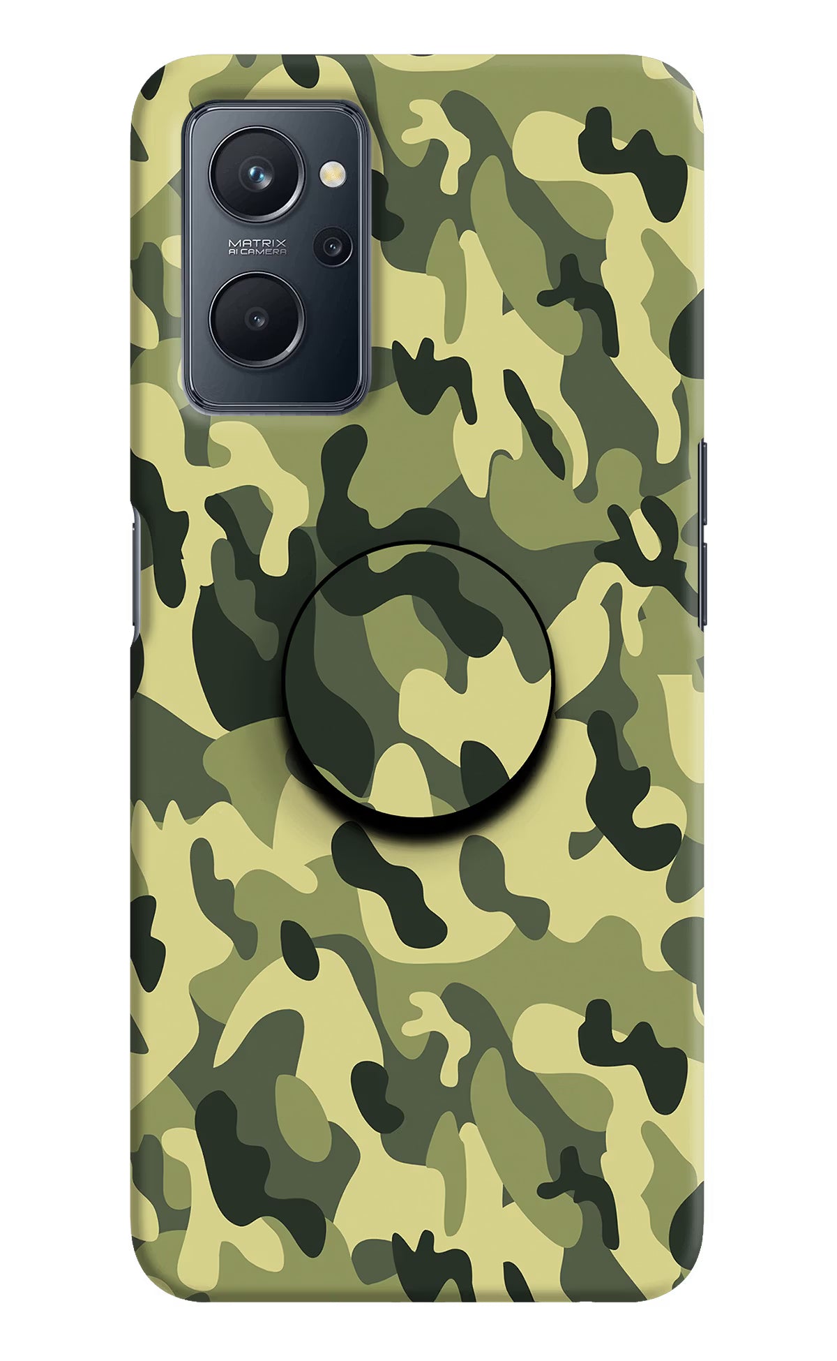 Camouflage Realme 9i 4G Pop Case by Casekaro