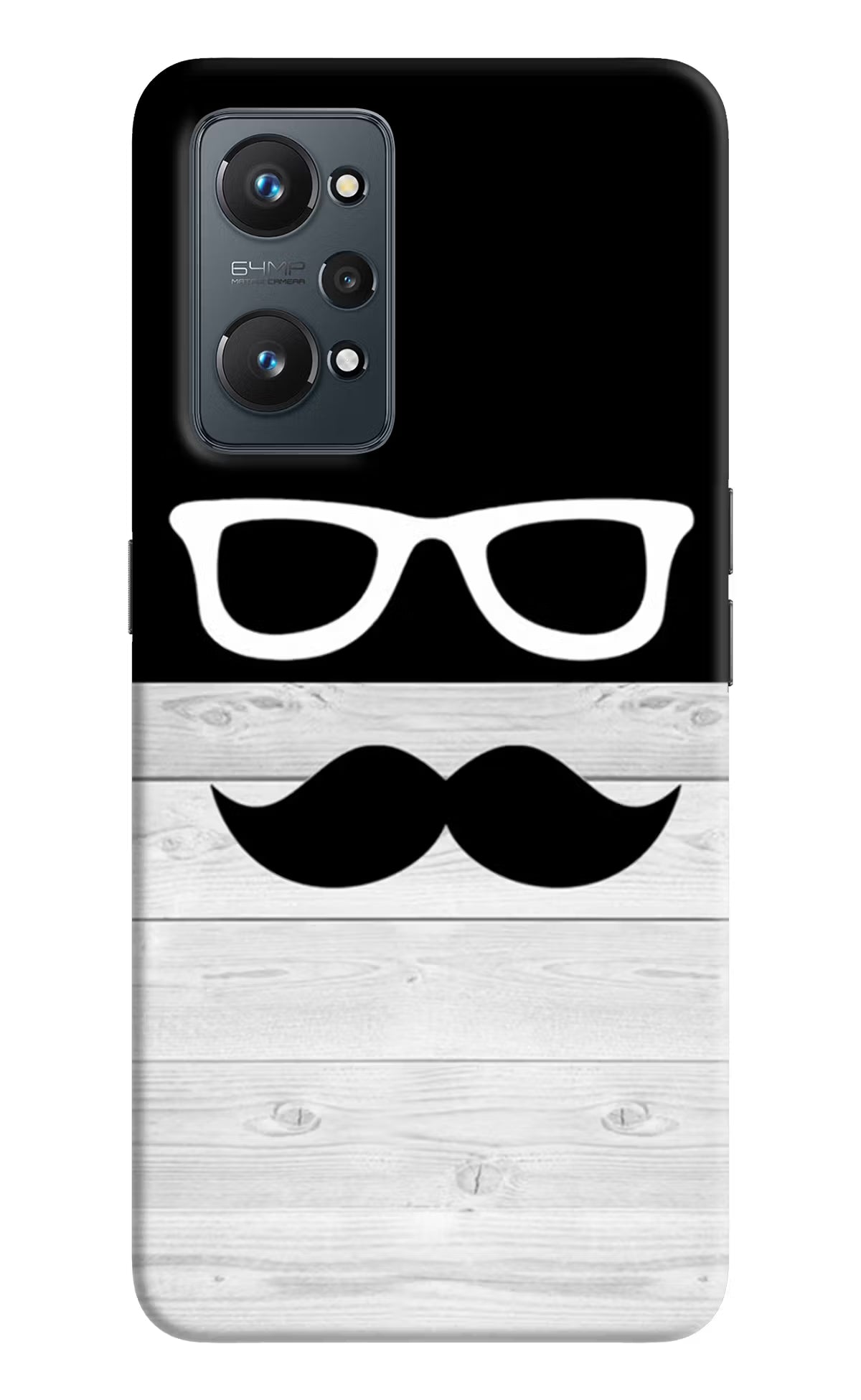 Mustache Realme GT 2 5G Hard Case Back Cover by Casekaro
