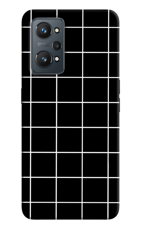 White Grid Realme GT 2 5G Back Cover