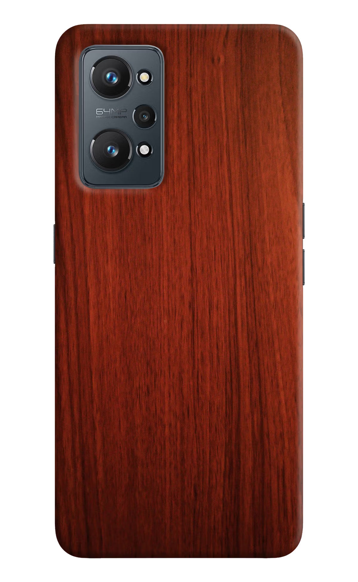 Wooden Plain Pattern Realme GT 2 5G Hard Case Back Cover by Casekaro