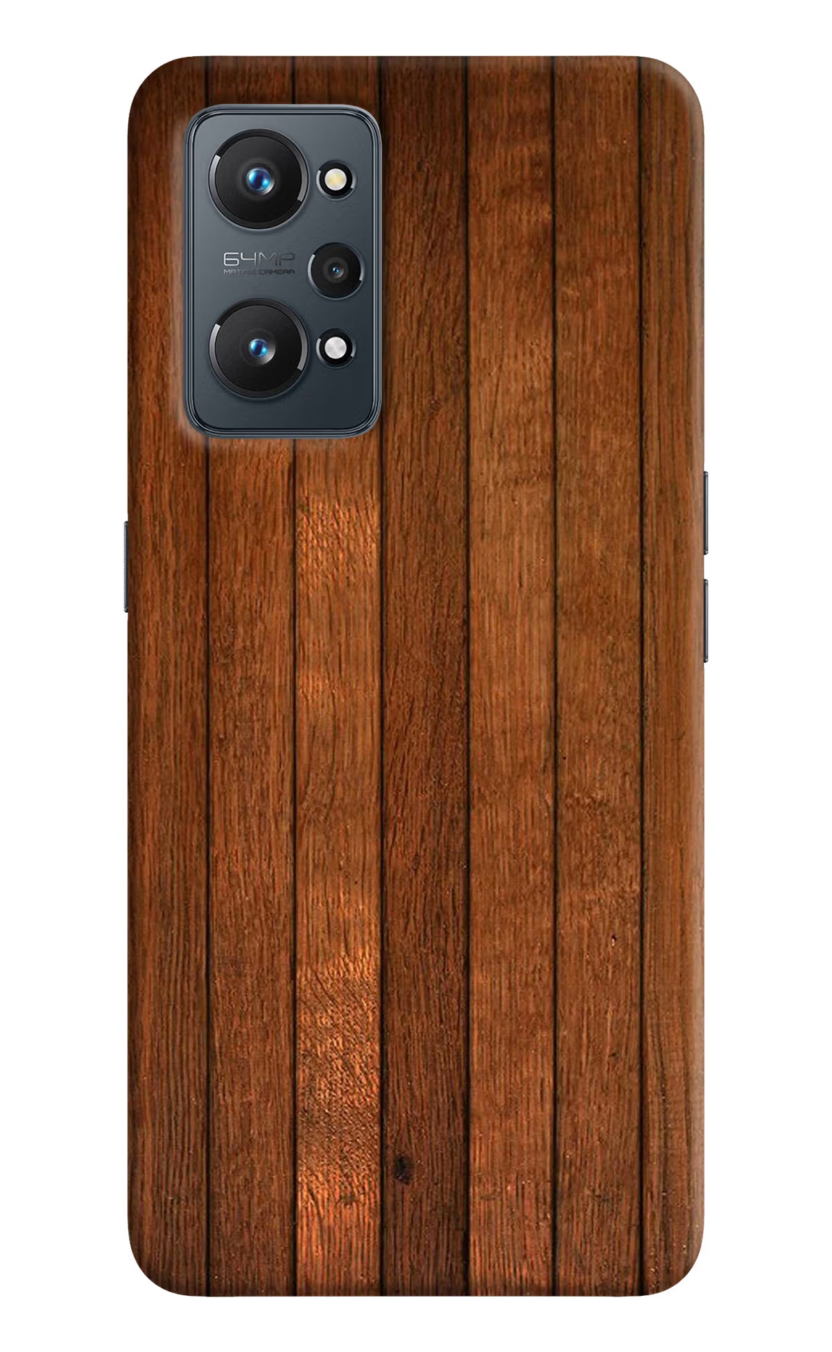 Wooden Artwork Bands Realme GT 2 5G Hard Case Back Cover by Casekaro