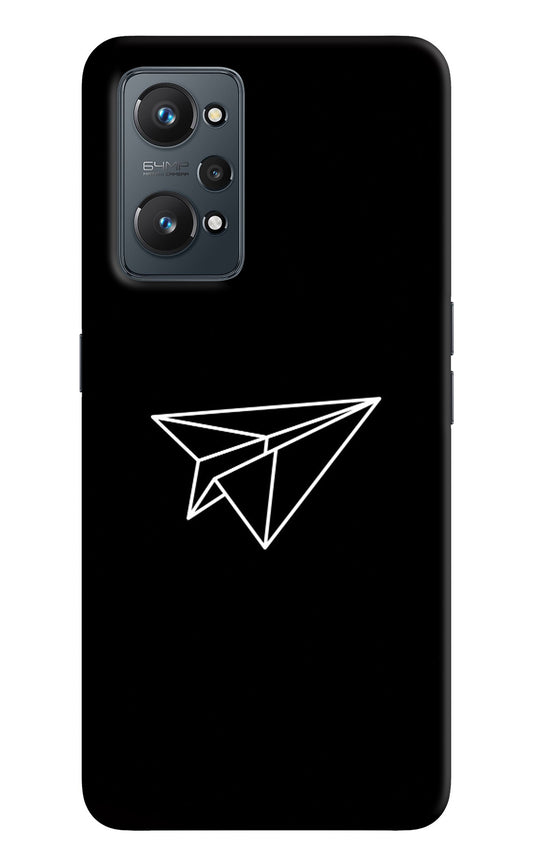 Paper Plane White Realme GT 2 5G Back Cover