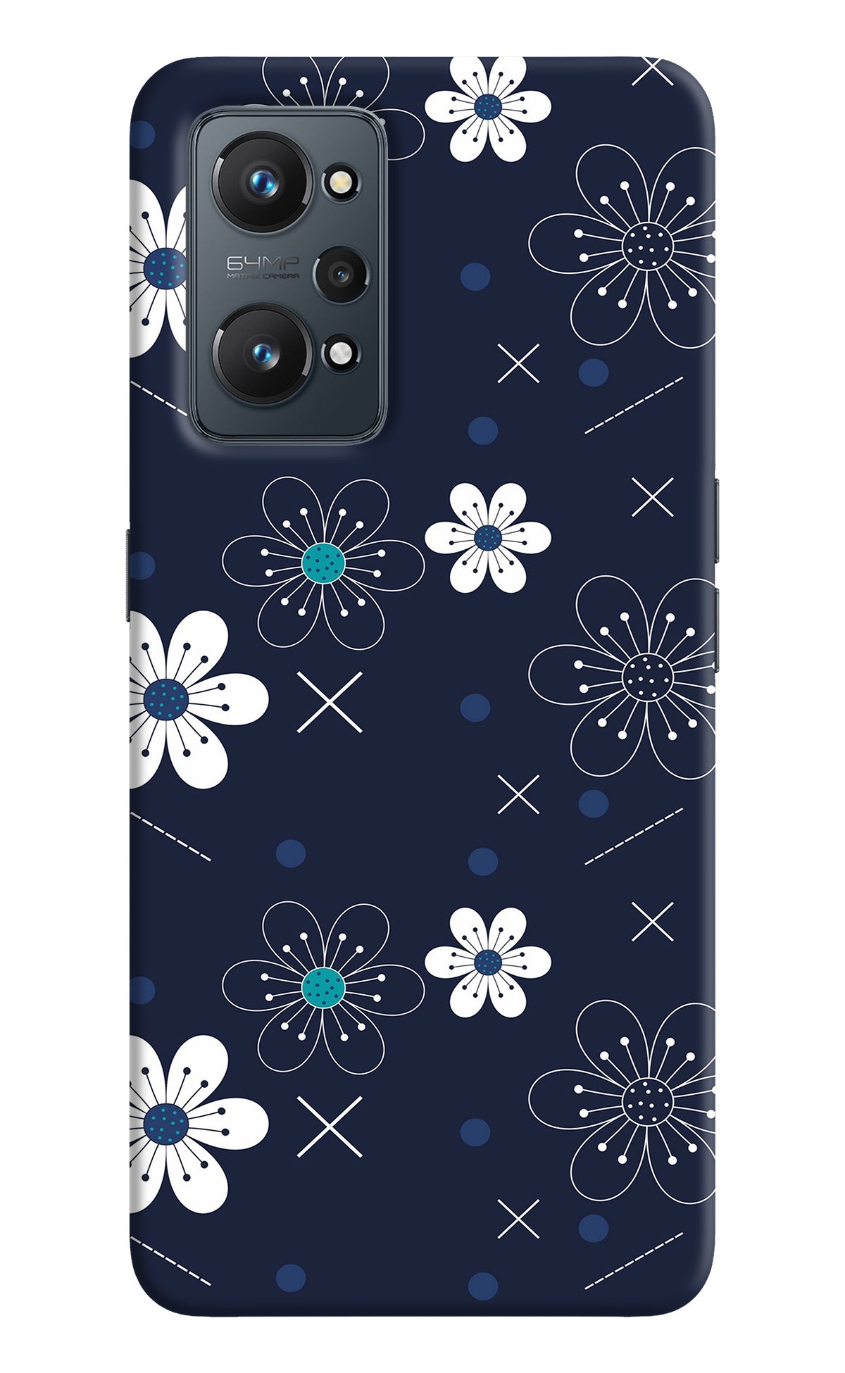 Flowers Realme GT 2 5G Back Cover