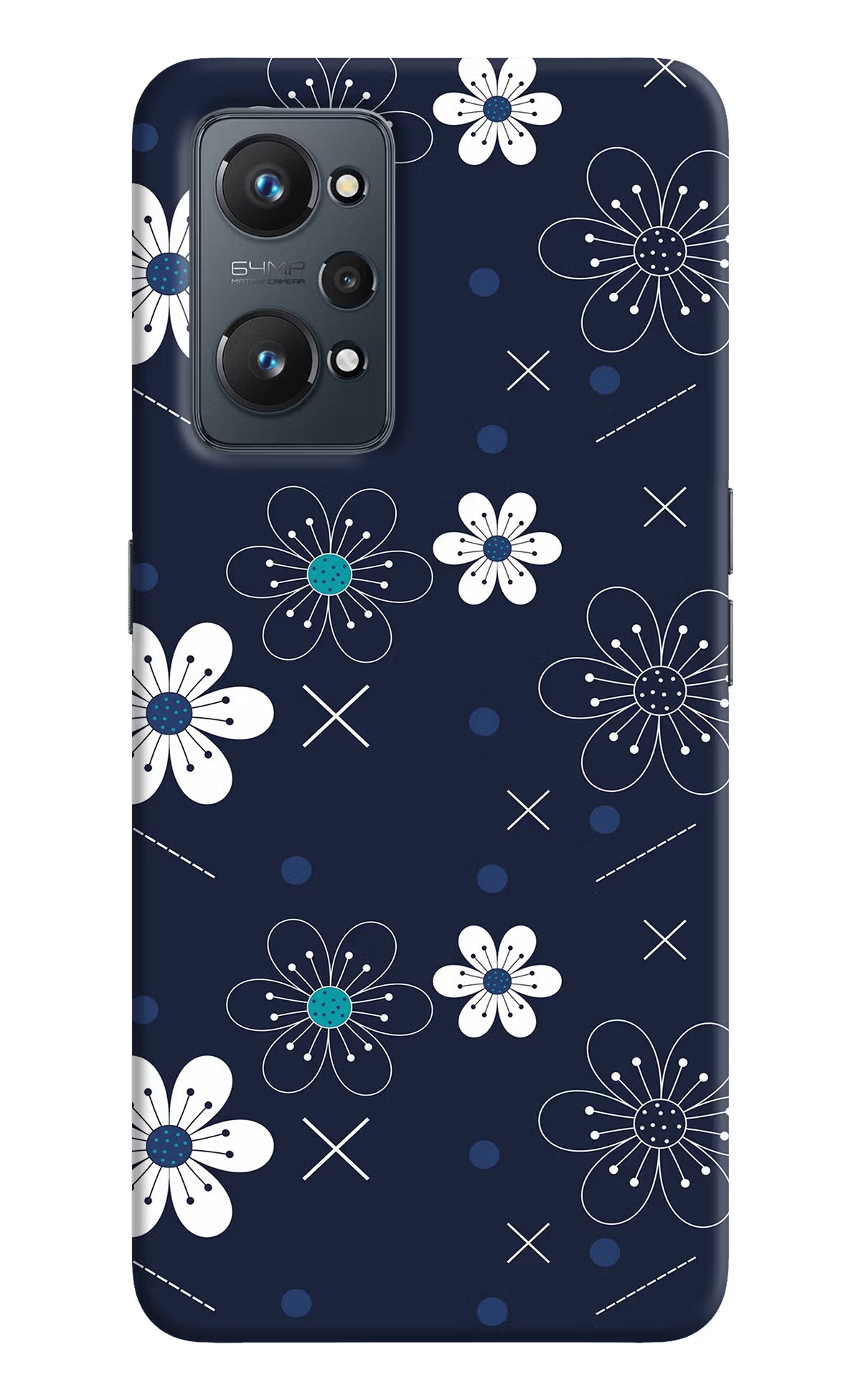 Flowers Realme GT 2 5G Hard Case Back Cover by Casekaro