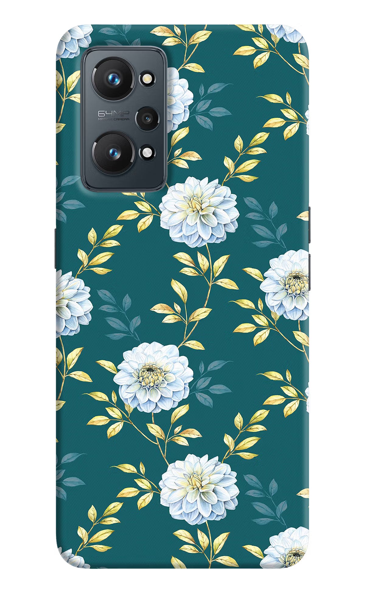 Flowers Realme GT 2 5G Hard Case Back Cover by Casekaro