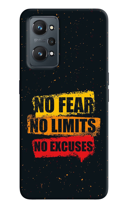 No Fear No Limits No Excuse Realme GT 2 5G Hard Case Back Cover by Casekaro