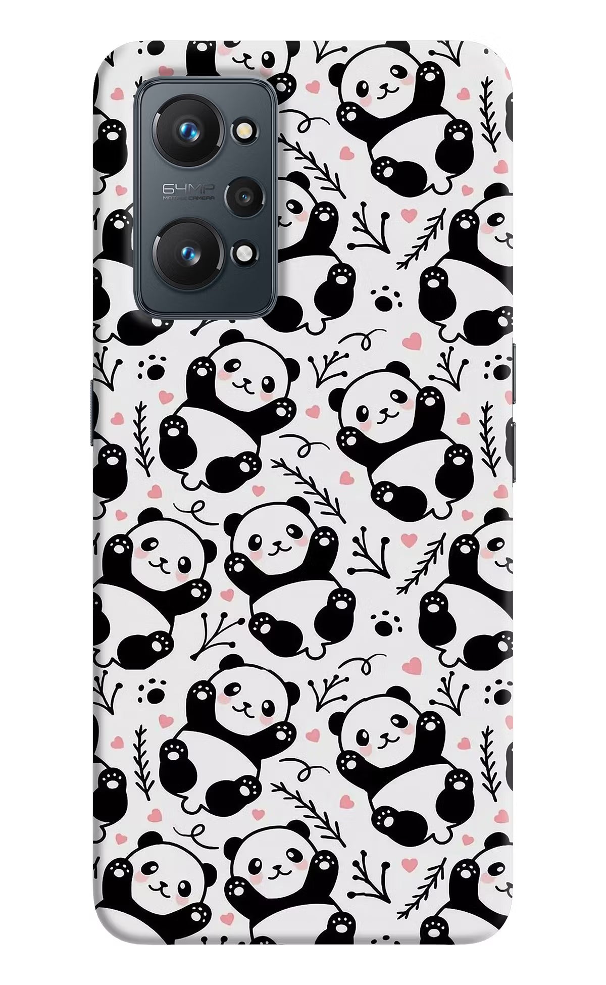 Cute Panda Realme GT 2 5G Hard Case Back Cover by Casekaro